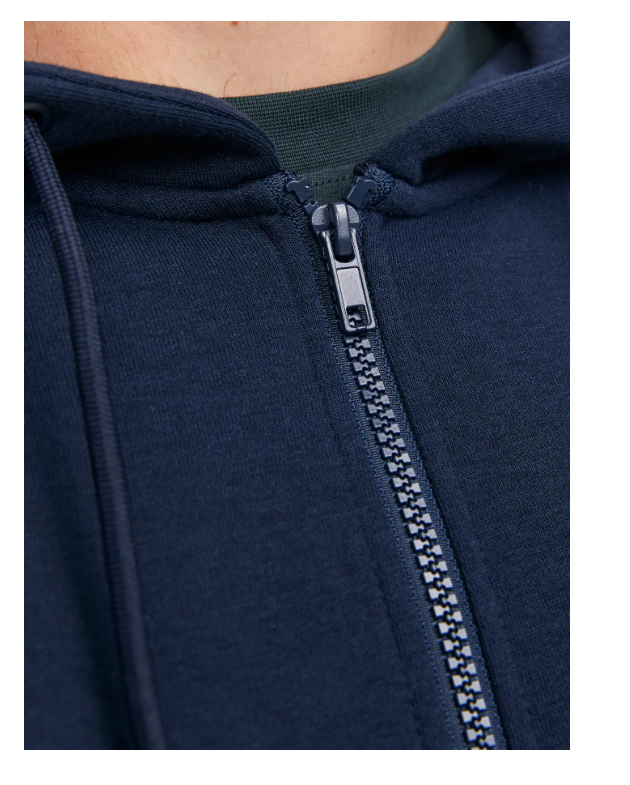 Casaco Malha BASIC ZIP HOOD BRADLEY