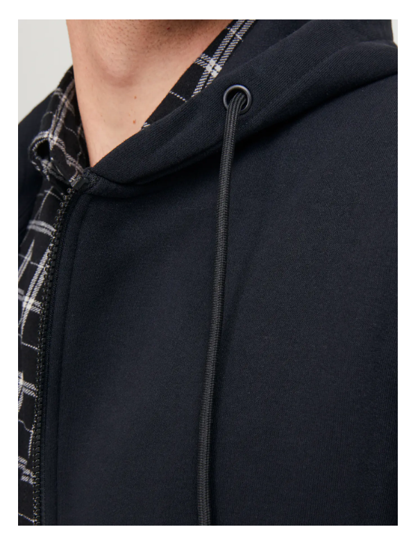 Casaco Malha BASIC ZIP HOOD BRADLEY