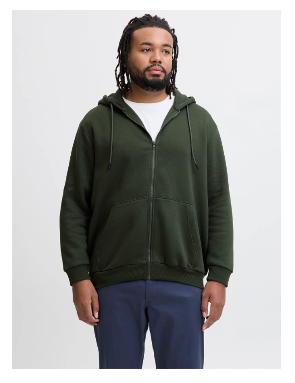 Casaco Malha BASIC ZIP HOOD BRADLEY