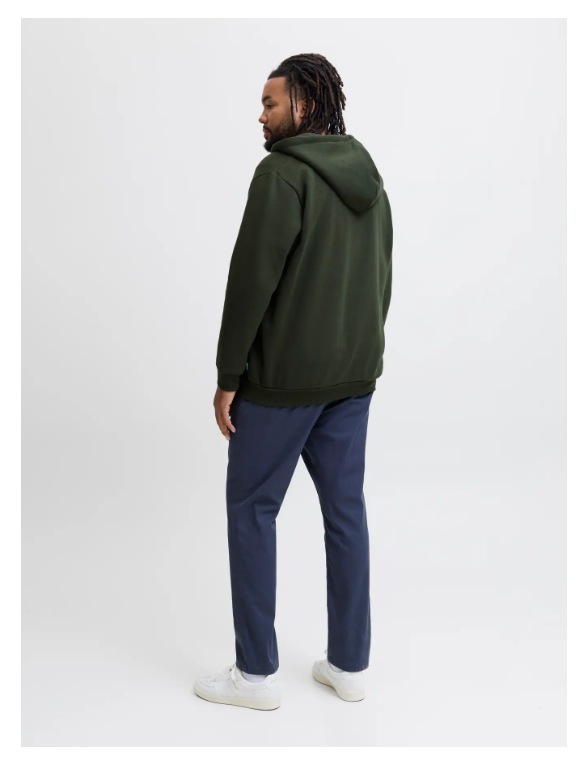 Casaco Malha BASIC ZIP HOOD BRADLEY