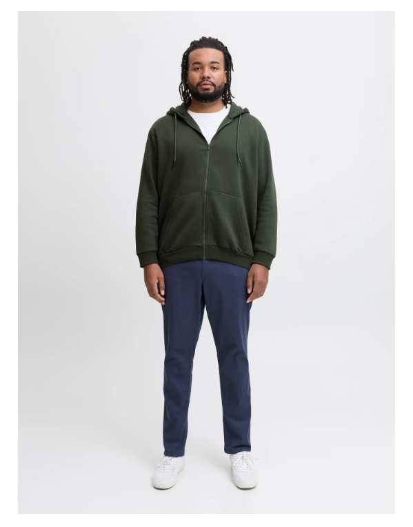 Casaco Malha BASIC ZIP HOOD BRADLEY