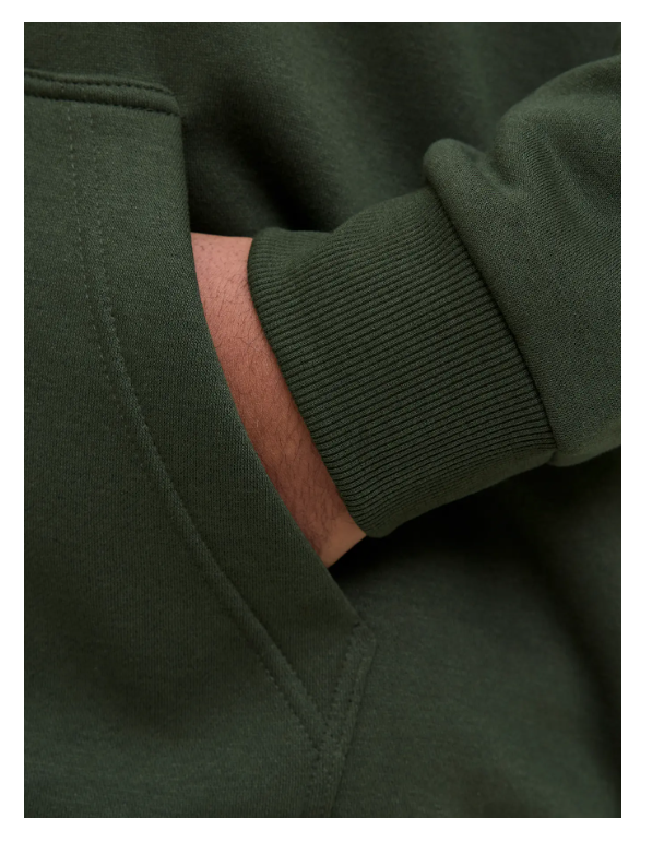 Casaco Malha BASIC ZIP HOOD BRADLEY