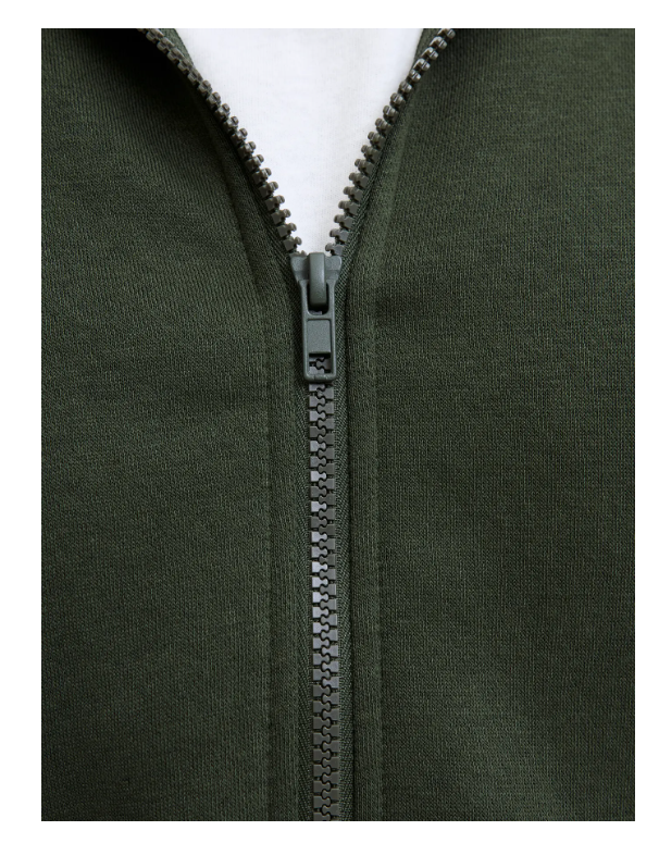 Casaco Malha BASIC ZIP HOOD BRADLEY